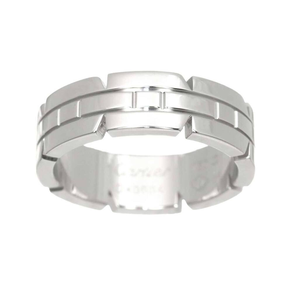 Cartier Tank Française Ring #54, 18K WG (White Gold 750) - Picture 2 of 7